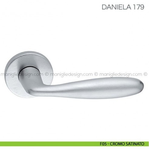 Maniglia per porta Daniela Fimet Handles F05 - Cromo Satinato