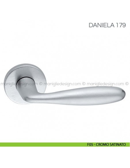 Maniglia per porta Daniela Fimet Handles F05 - Cromo Satinato