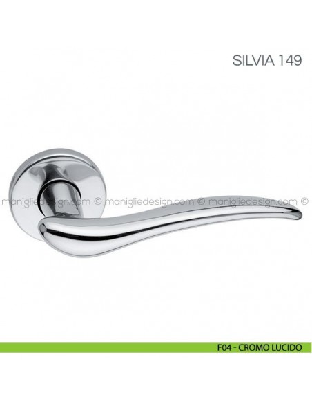 Maniglia per porta Silvia Fimet Handles F04 - Cromo Lucido