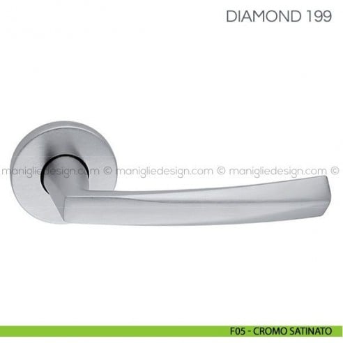Maniglia per porta Diamond Fimet Handles F05 - Cromo Satinato