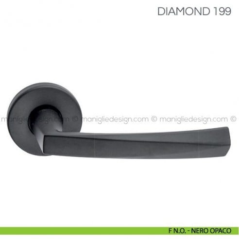 Maniglia per porta Diamond Fimet Handles F N.O. - Nero Opaco