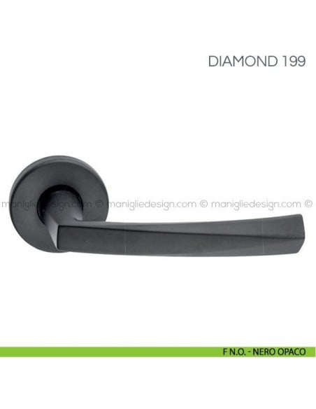 Maniglia per porta Diamond Fimet Handles F N.O. - Nero Opaco