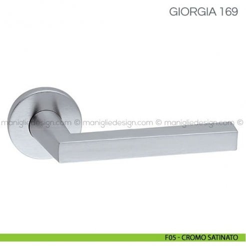 Maniglia per porta Giorgia Fimet Handles F05 - Cromo Satinato