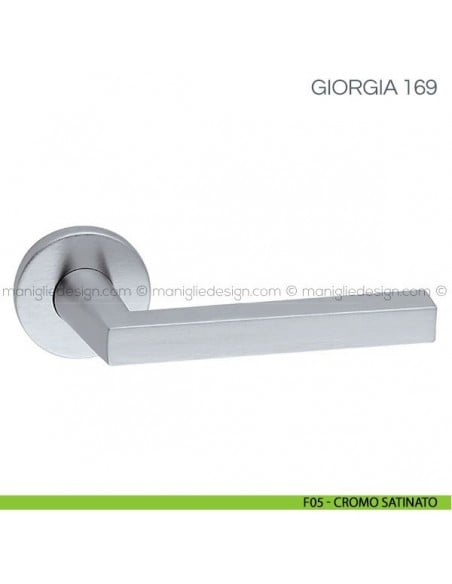 Maniglia per porta Giorgia Fimet Handles F05 - Cromo Satinato