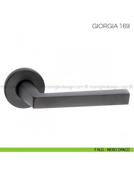Maniglia per porta Giorgia Fimet Handles F N.O. - Nero Opaco