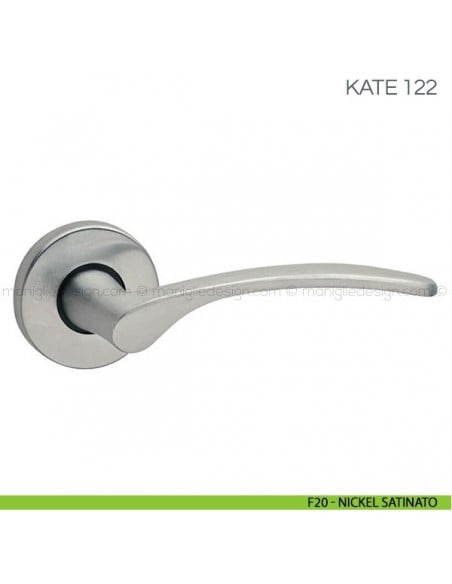 Maniglia per porta Kate Fimet Handles F20 - Nickel Satinato