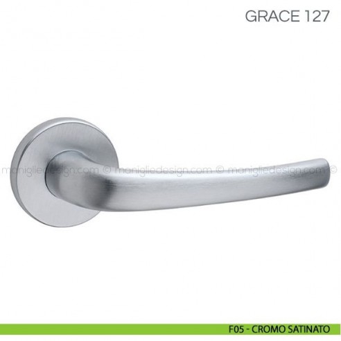 Maniglia per porta Grace Fimet Handles F05 - Cromo Satinato