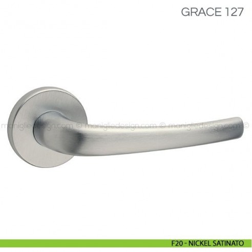 Maniglia per porta Grace Fimet Handles F20 - Nickel Satinato