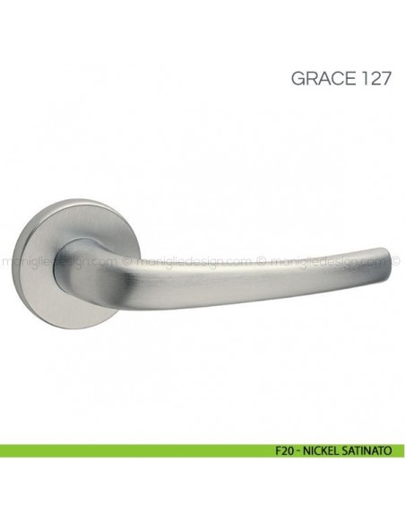 Maniglia per porta Grace Fimet Handles F20 - Nickel Satinato