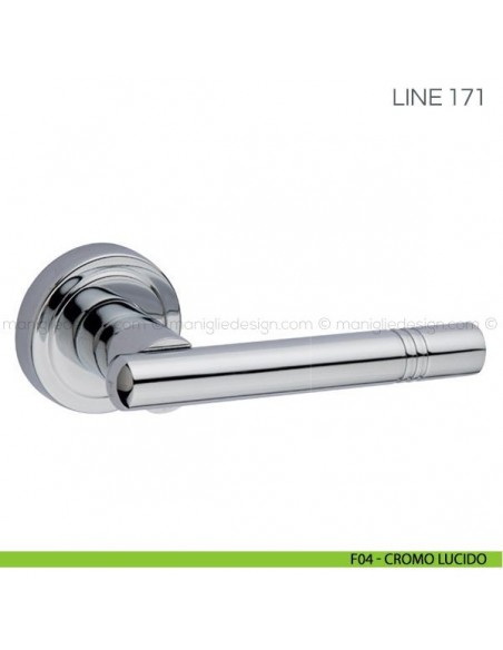 Maniglia per porta Line Fimet Handles F04 - Cromo Lucido