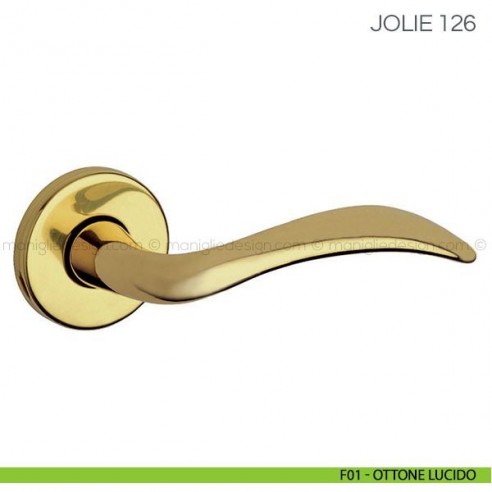 Maniglia per porta Jolie Fimet Handles F01 - Ottone Lucido