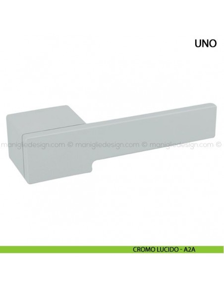 Maniglia per porta Uno Comit cromo lucido