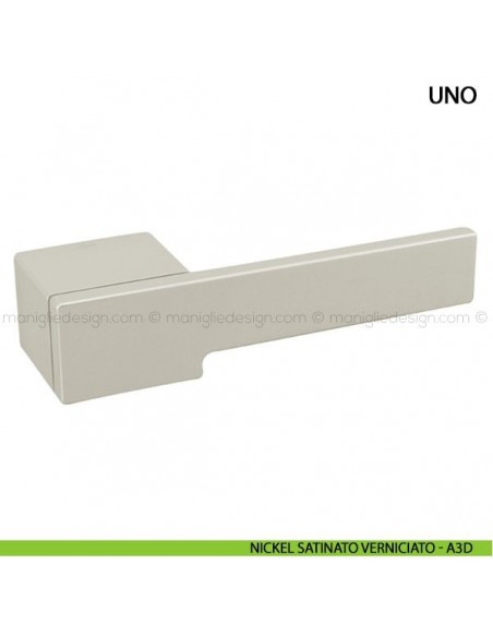 Maniglia per porta Uno Comit nickel satinato
