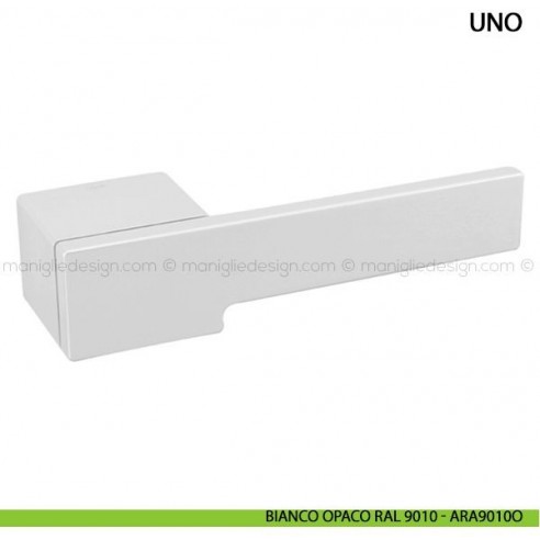 Maniglia per porta Uno Comit bianco opaco RAL 9010