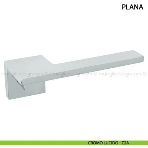 Maniglia per porta Plana Comit cromo lucido