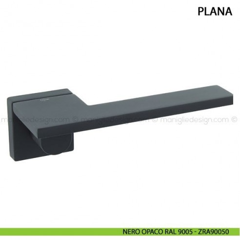 Maniglia per porta Plana Comit nero opaco RAL 9005