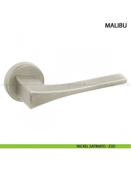 Maniglia per porta Malibu Comit nichel satinato