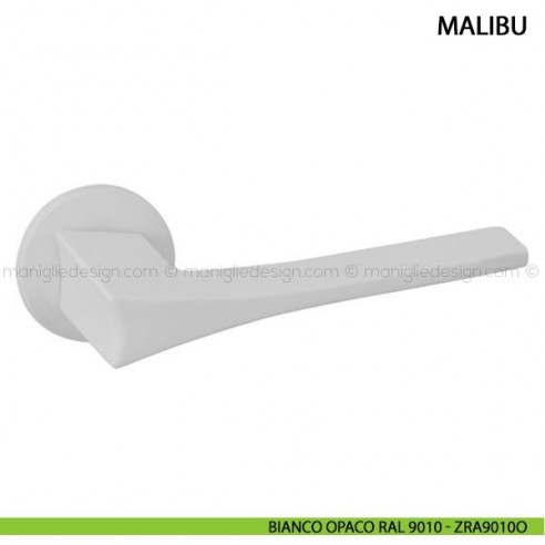 Maniglia per porta Malibu Comit bianco opaco RAL 9010