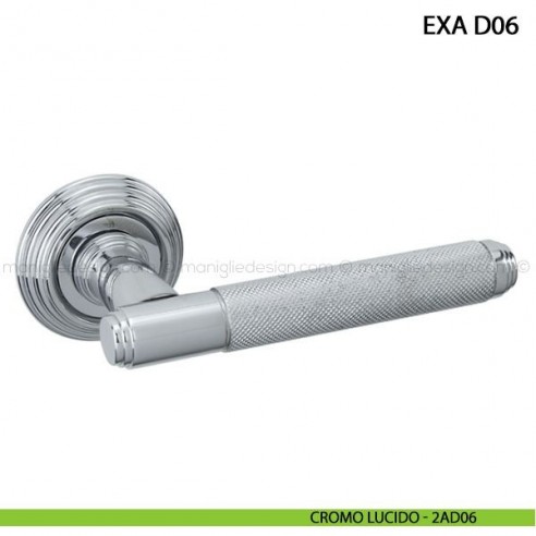 Maniglia per porta Exa Diamond Comit cromo lucido