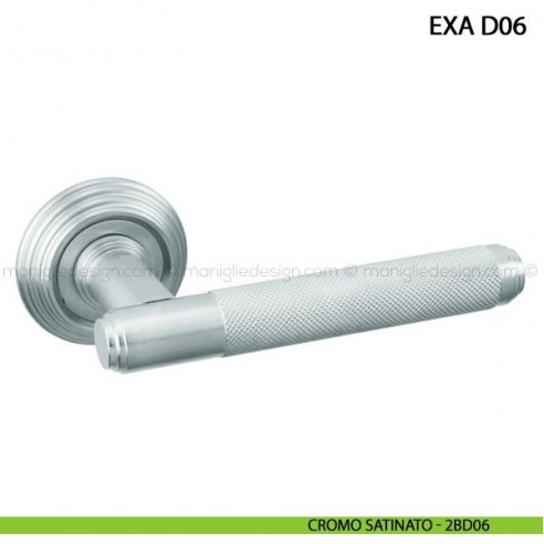 Maniglia per porta Exa Diamond Comit cromo satinato
