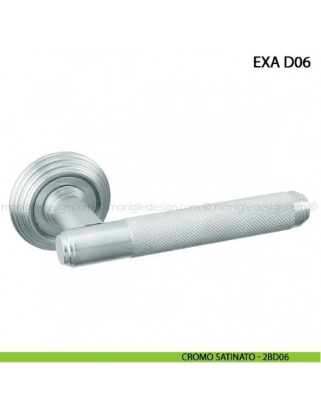 Maniglia per porta Exa Diamond Comit cromo satinato