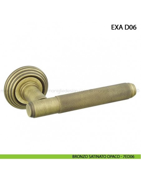 Maniglia per porta Exa Diamond Comit bronzo satinato opaco