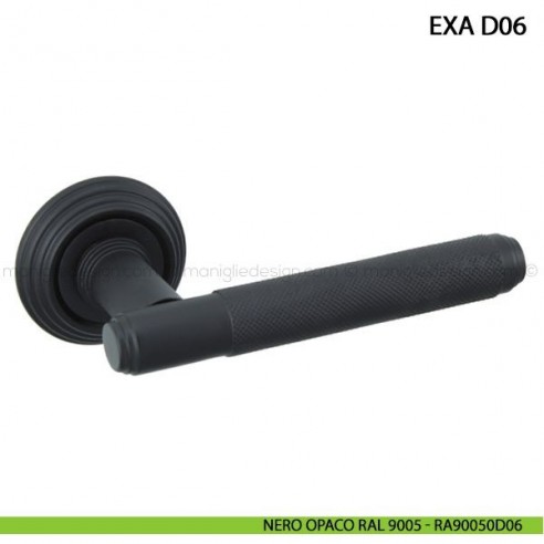 Maniglia per porta Exa Diamond Comit nero opaco RAL 9005