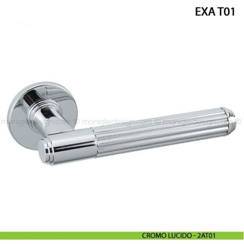 Maniglia per porta Exa Comit cromo lucido