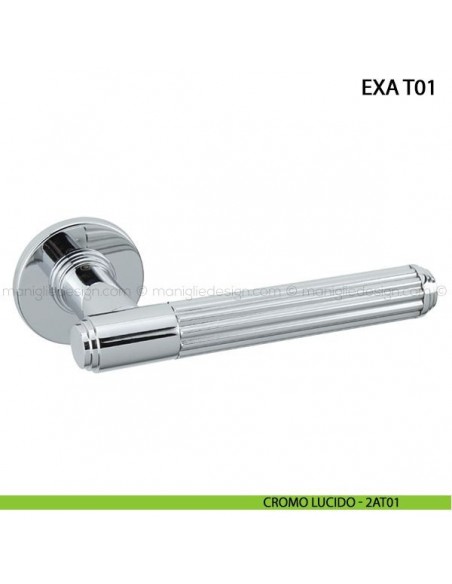 Maniglia per porta Exa Comit cromo lucido