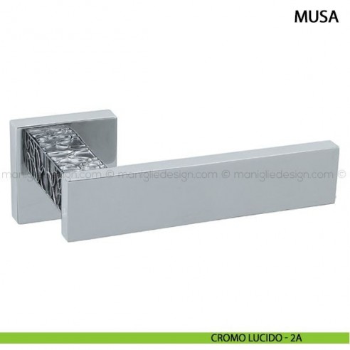 Maniglia per porta Musa Comit cromo lucido