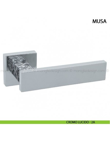 Maniglia per porta Musa Comit cromo lucido