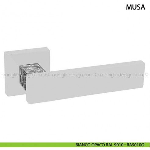 Maniglia per porta Musa Comit bianco opaco RAL 9010