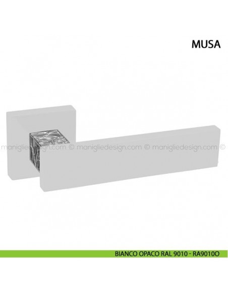 Maniglia per porta Musa Comit bianco opaco RAL 9010