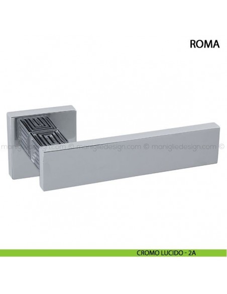 Maniglia per porta Roma Comit cromo lucido