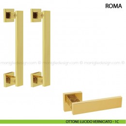Maniglione per porta Roma Comit accoppiato 250 mm 2
