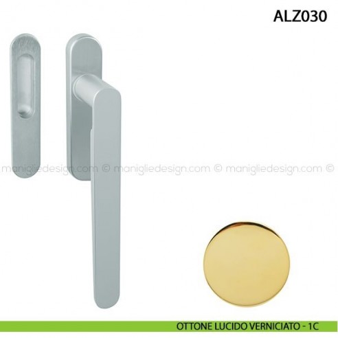 Maniglione per alzante scorrevole singolo ALZ030 Comit ottone lucido verniciato