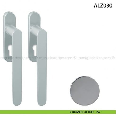 Maniglione per alzante scorrevole accoppiato ALZ030 Comit cromo lucido