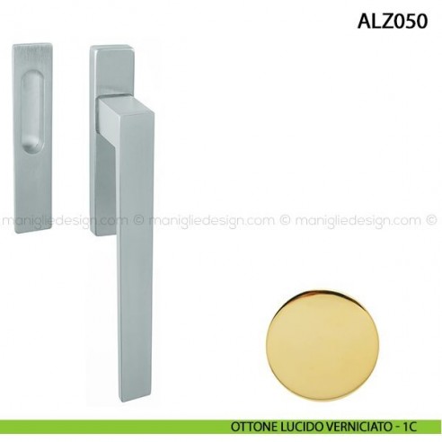 Maniglione per alzante scorrevole singolo ALZ050 Comit ottone lucido verniciato