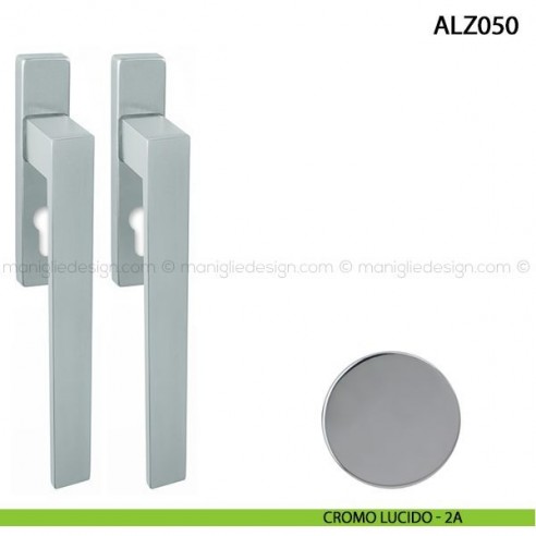 Maniglione per alzante scorrevole accoppiato ALZ050 Comit cromo lucido