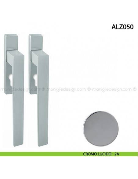 Maniglione per alzante scorrevole accoppiato ALZ050 Comit cromo lucido