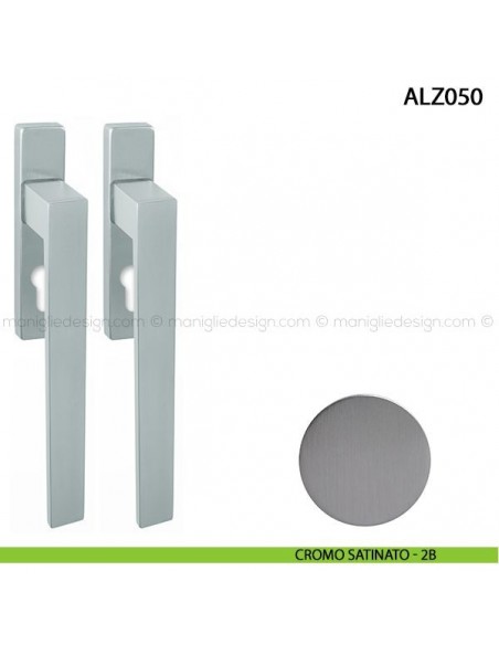 Maniglione per alzante scorrevole accoppiato ALZ050 Comit cromo satinato
