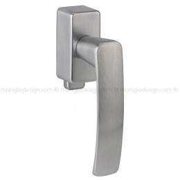 Maniglia per finestra DK con pulsante su placca Z61 Edna Reguitti