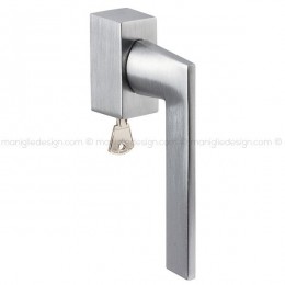 Maniglia per finestra DK con chiave su placca 118 Ofelia Reguitti