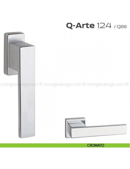 Maniglia per finestra martellina 124 Q-Arte Reguitti cromato