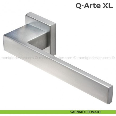 Maniglia per porta 432 Q-Arte  XL Reguitti satinato cromato