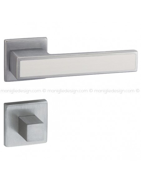 Maniglia per porta con nottolino 424 Q-Color Slim Reguitti