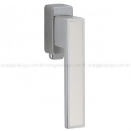Maniglia per finestra DK con pulsante su placca 424 Q-Color Reguitti