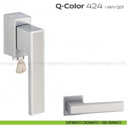 Maniglia per finestra martellina DK con chiave 424 Q-Color Reguitti 2