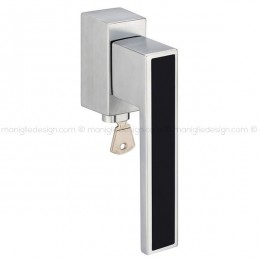 Maniglia in legno per finestra martellina DK con chiave 425 Q-Insert Reguitti