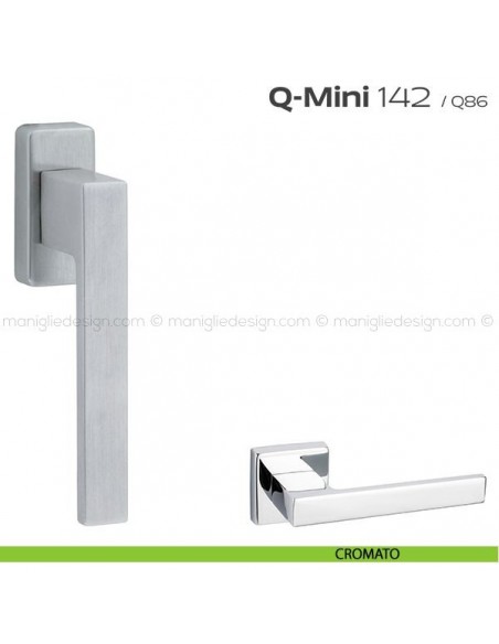 Maniglia per finestra martellina 142 Q-Mini Reguitti cromato